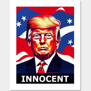 Trump Innocent Posters and Art